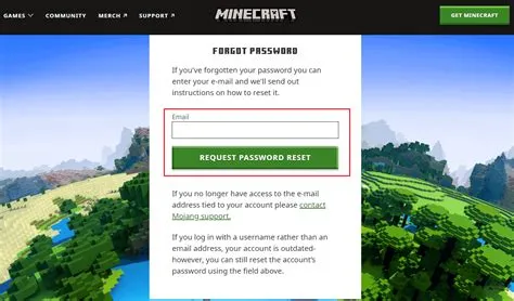 How do i get my minecraft account back?