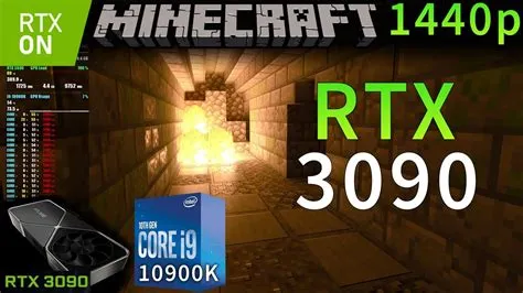 How much fps does rtx 3090 run on minecraft?