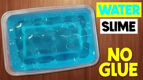 Why does slime leave water?