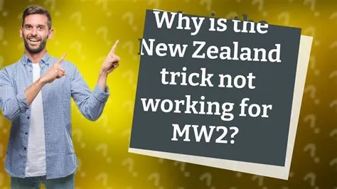 Does new zealand work for mw2?