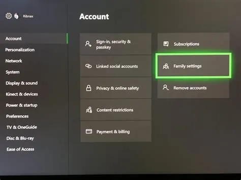 How do i manage restrictions on xbox?