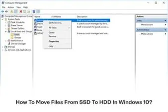 Is it ok to move files from c drive to d drive?