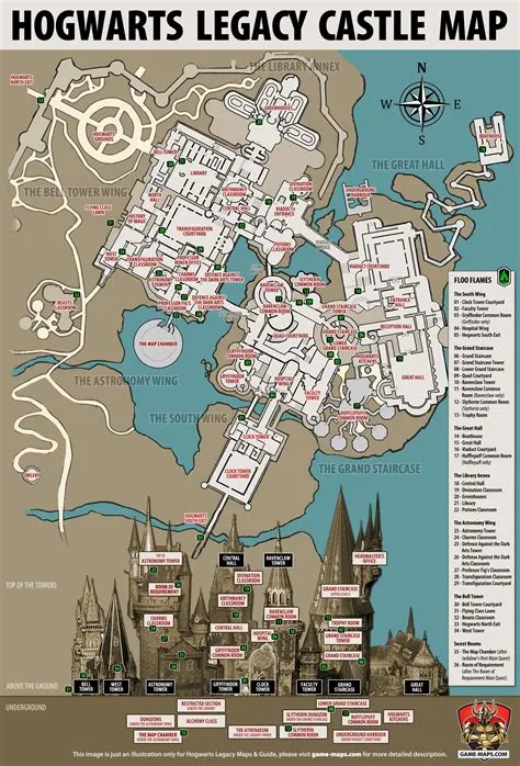 Is hogwarts map big?