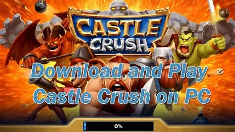 Is castle crush on pc?