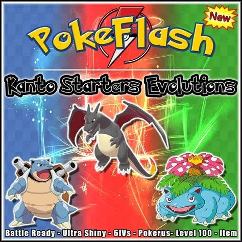 Can you get all 3 kanto starters in sword and shield?