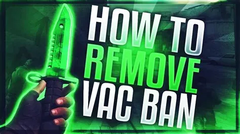 Can vac ban be removed?