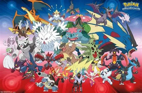 How many mega pokémon are there in total?