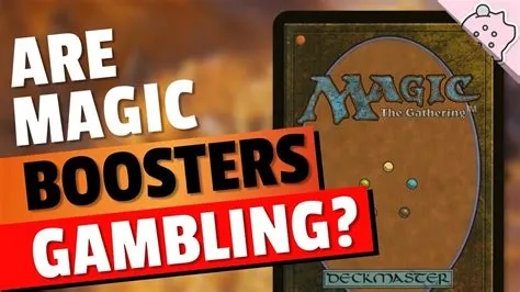 How are booster packs not gambling?