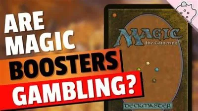 How are booster packs not gambling?