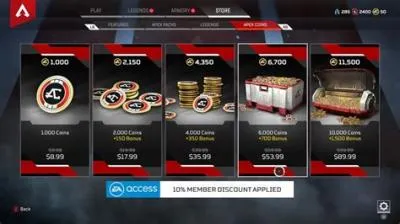 How many apex coins can you get for 100 dollars?