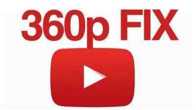 Why is youtube only 360p?