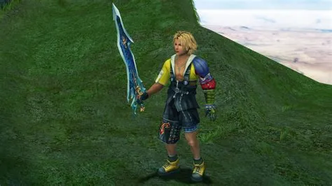 What is tidus main weapon?