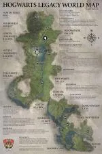 How big is hogwarts legacy ps5 map?