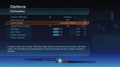 Can you reach level 60 in mass effect 1?