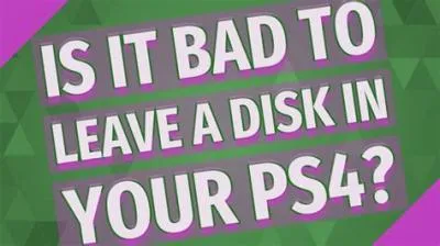 Can you leave disc in console?