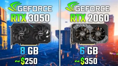 Is rtx 3050 slower than 2060?