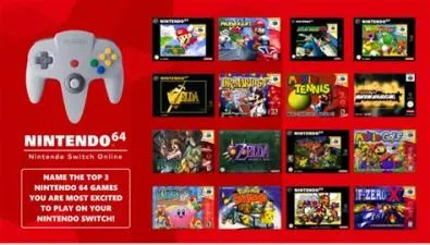 Can i play n64 games on switch offline?