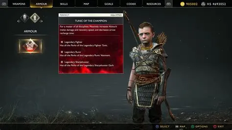 Which legendary atreus armor is best?