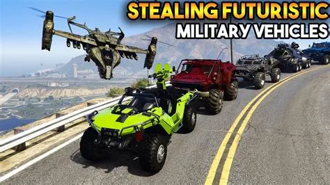 How do you steal a military vehicle in gta 5?