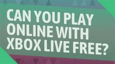 Can i play xbox online for free?