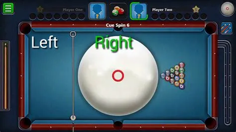 Why do you spin the ball in pool?