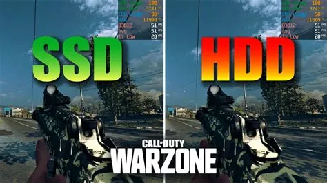 Is warzone better on ssd or hdd?