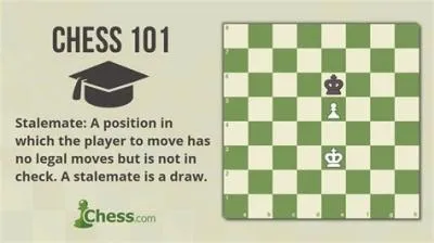 Why does chess end in a draw?