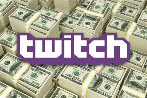 Does twitch take your money?