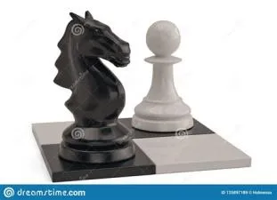 Can a pawn take out a knight?