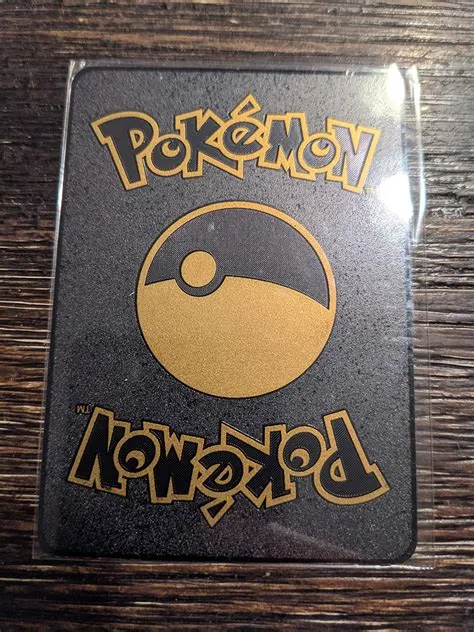 Are black pokémon cards fake?