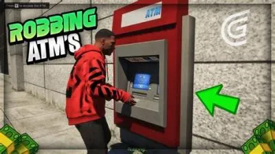 Can you rob a atm in gta?