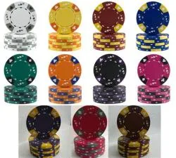 What kind of poker chips do casinos use?