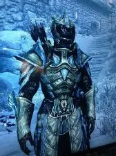 What race wears glass armor?