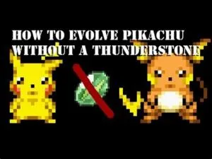 What level should i give pikachu a thunder stone?