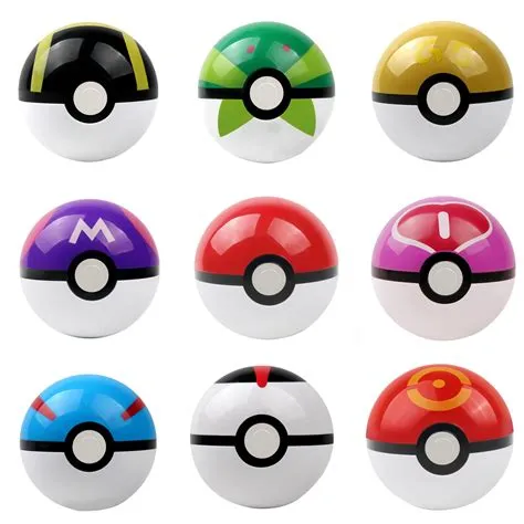 What color are poké balls?