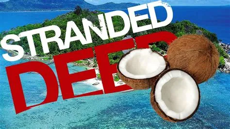 Do coconuts grow back stranded deep?