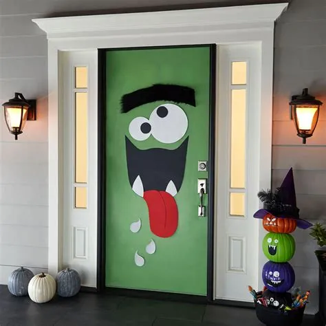 How many monsters are in doors?