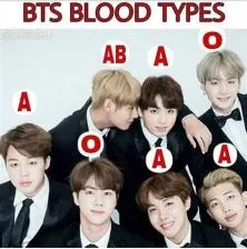 Which bts member has blood type o?