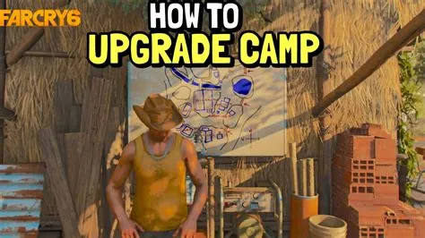 How do i upgrade my camp level?