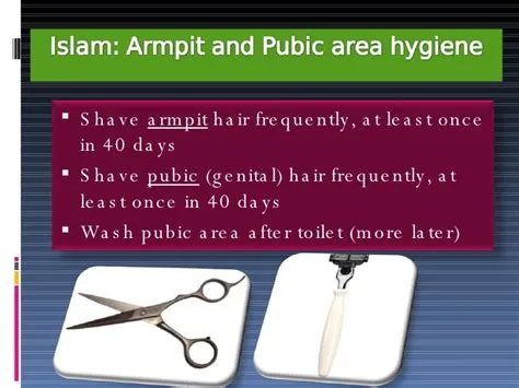 How to cut pubic hair in islam?