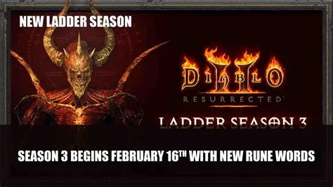 Does diablo 2 resurrected have seasons?