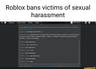 Is harassment banned on roblox?