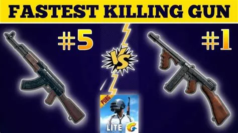 Which gun kills fast in pubg?