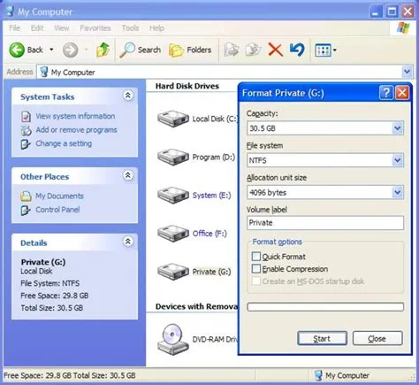 How long does it take to format a hard drive?