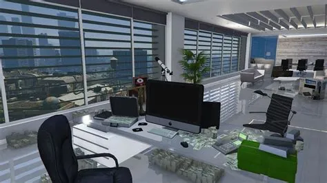 What does owning an office do in gta 5?