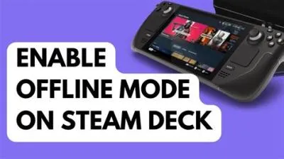 Can you play steam deck offline?