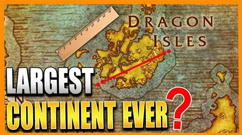 Is dragon isles bigger than northrend?