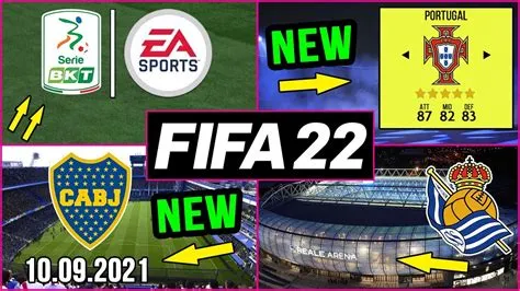 Does fifa 22 have serie a license?