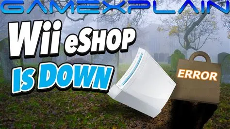 Is the wii u shop gone?