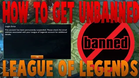 What gets you permanently banned on league of legends?